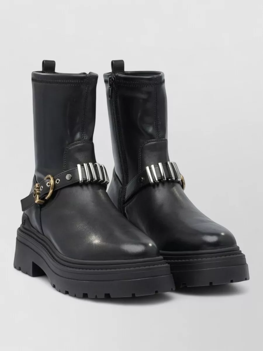 Pinko leather ankle boots