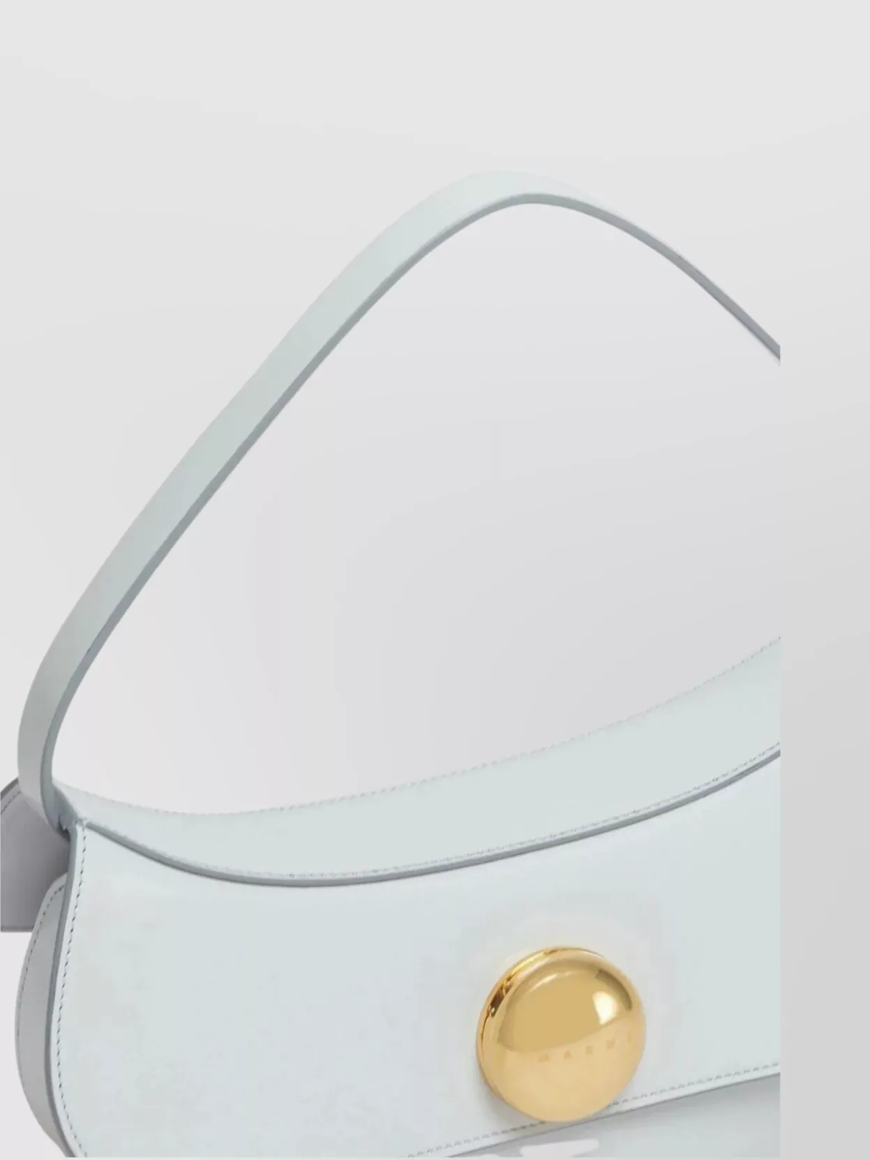 Marni Grey Leather Shoulder Bag