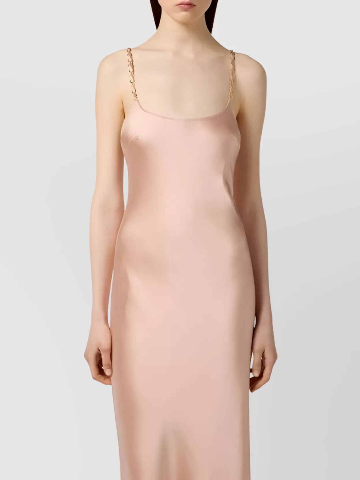 Elisabetta Franchi Women's Satin Spaghetti Strap Dress