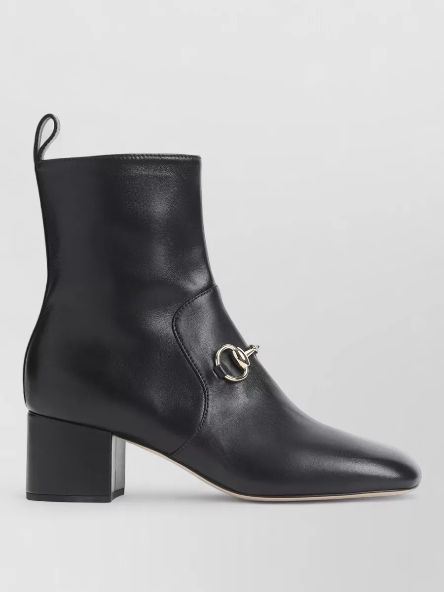 Gucci Leather Ankle Boots
