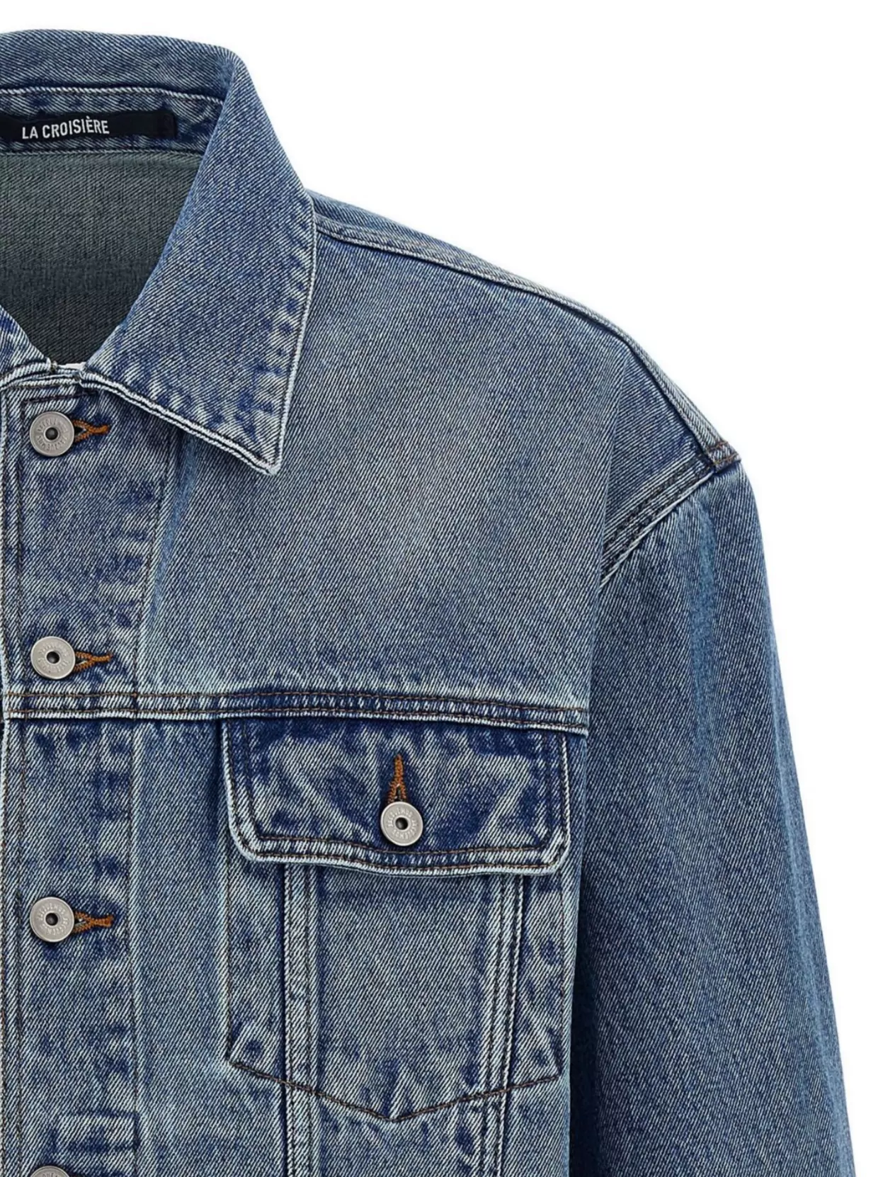 Jacquemus Blue Classic Collar Denim Jacket