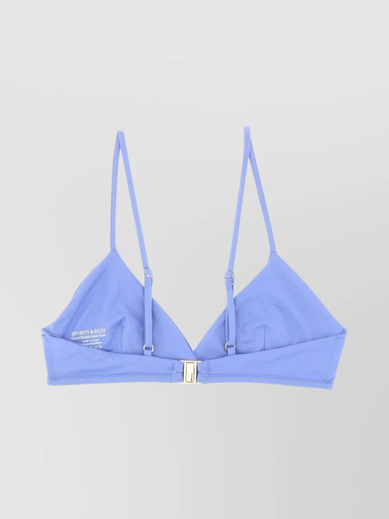SPORTY AND RICH BIKINI TOP WITH ADJUSTABLE STRAPS AND TRIANGLE