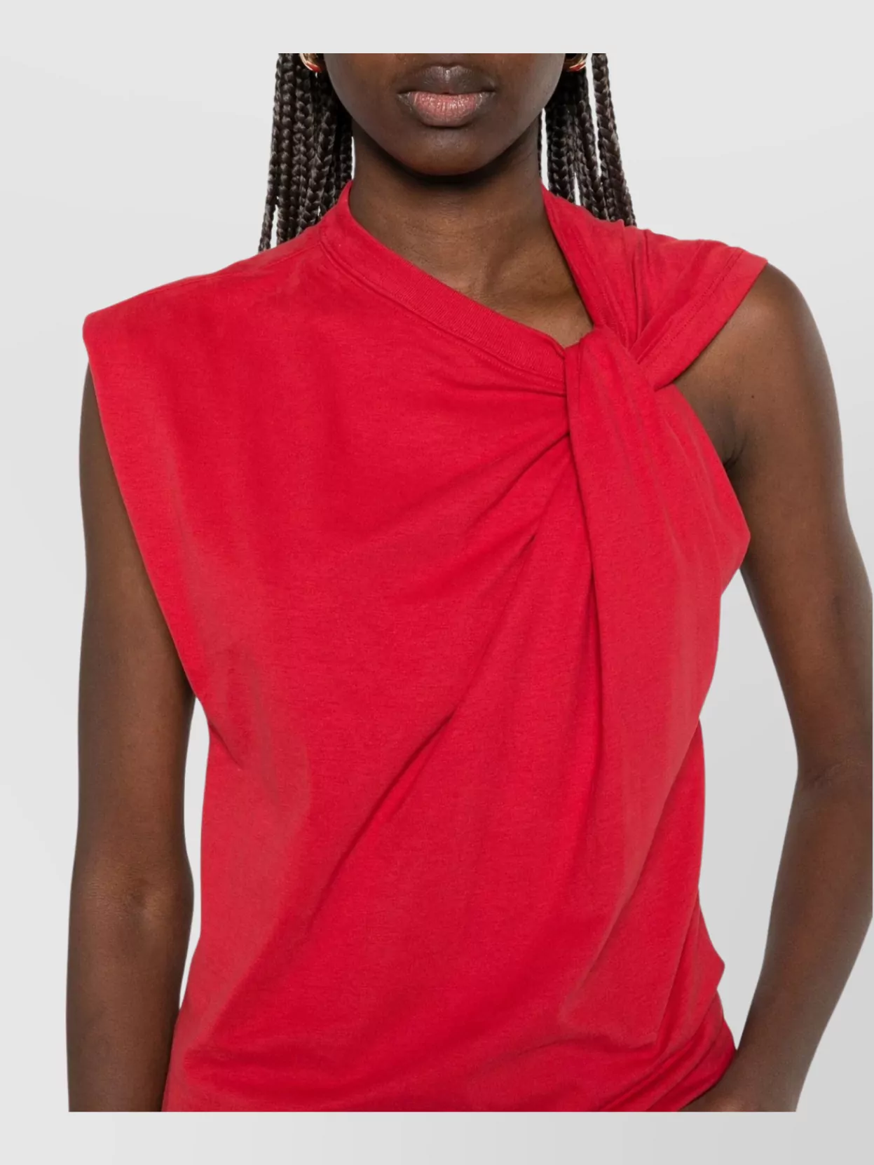 【送料&関税込】Isabel Marant Nayda Knot-detailed T-shirt Isabel Marant Nayda t-shirt with twist knot detail | The