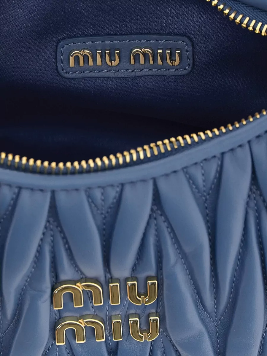 Miu Miu Matelass√Â Wander Nappa Leather Shoulder Bag
