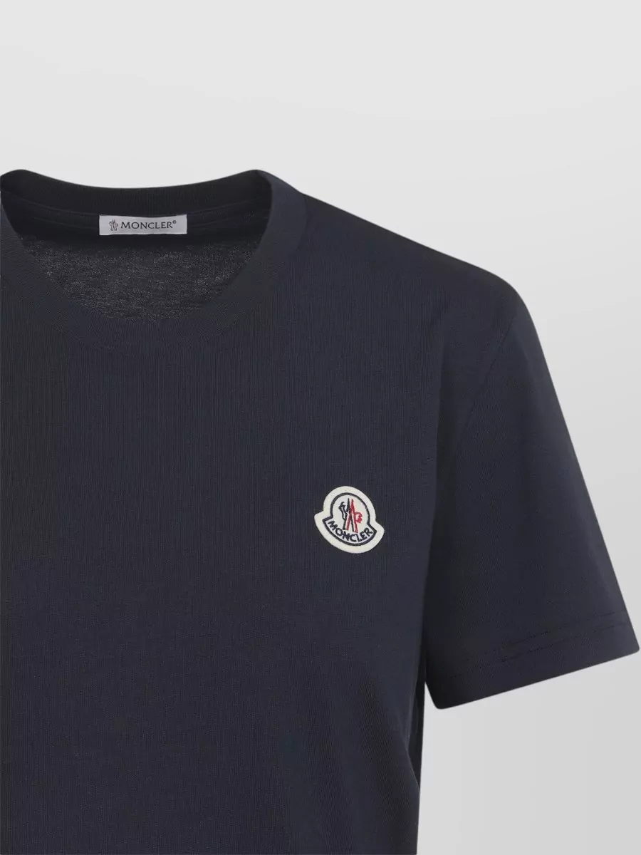 Moncler Cotton Logo-Patch Short-Sleeve T-Shirt 3-Pack
