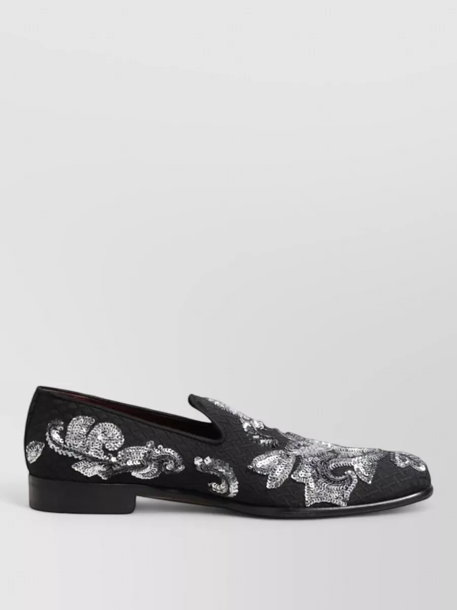 Dolce&Gabbana Embroidered Loafers