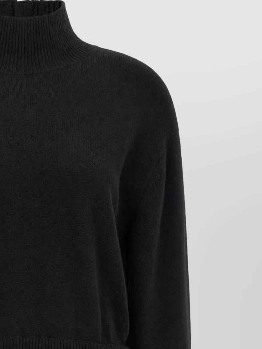Polo Ralph Lauren Wool High Neck Long Sleeve Knitted Maxi Dress