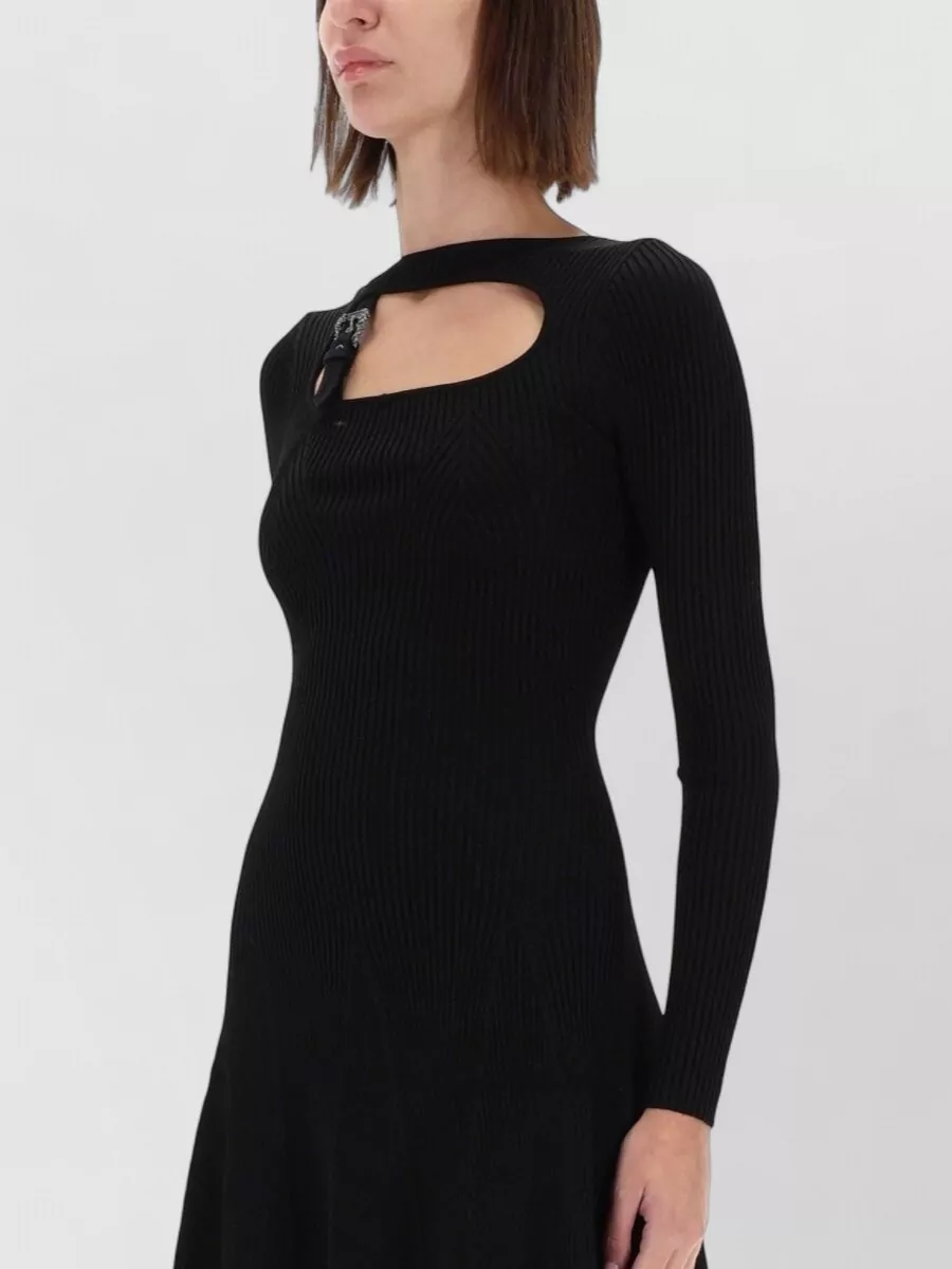 Versace Jeans Couture fine-knit midi dress