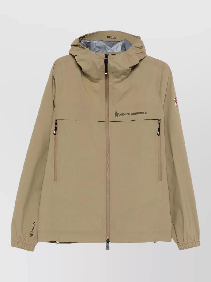 Moncler gore-tex hooded shell jacket