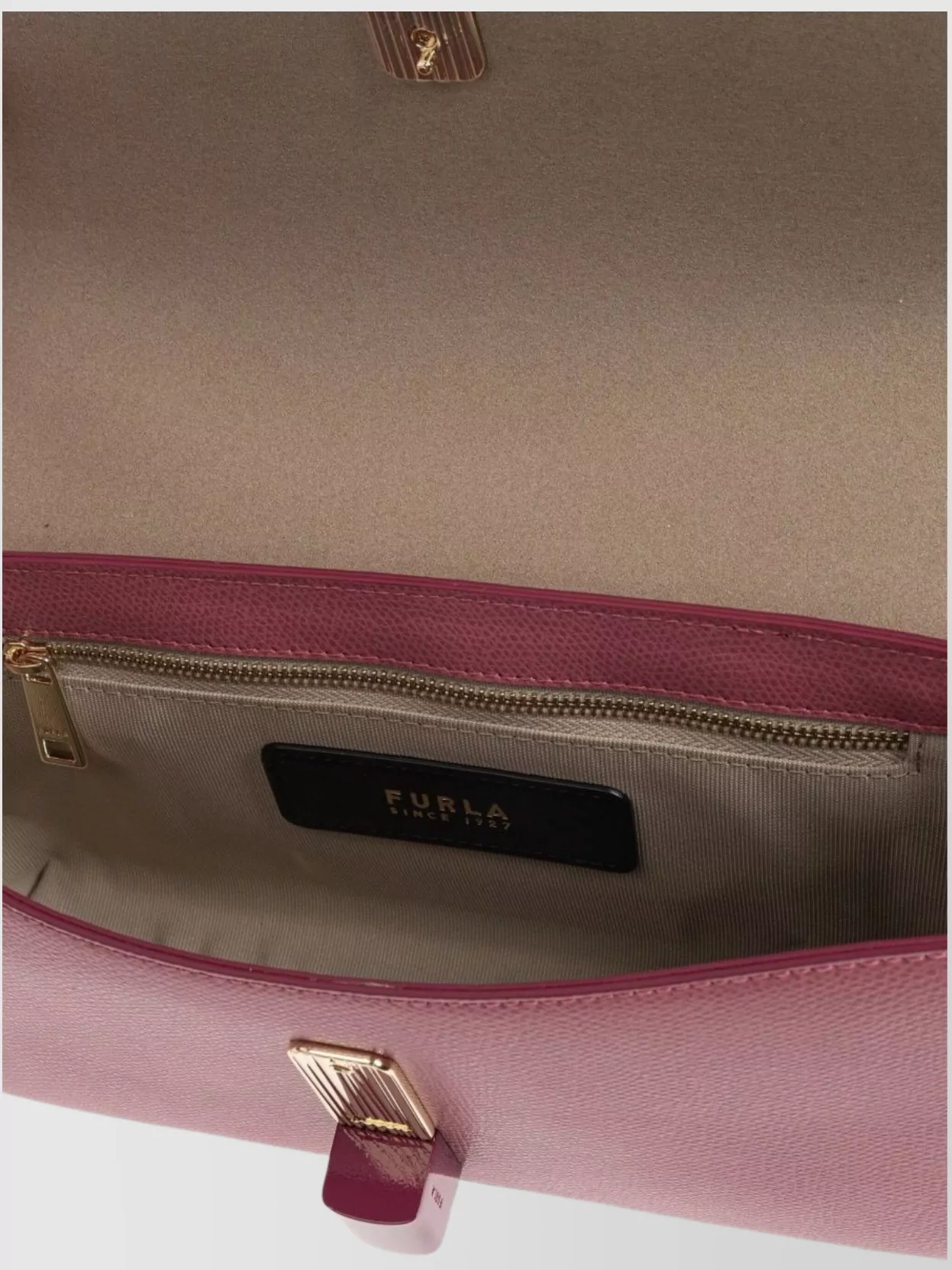 Furla Textured Cross-Body Bag Adjustable Strap