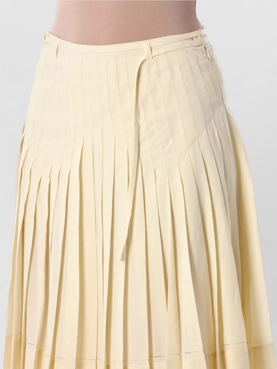 Low Classic Pleated High-Rise Mini Skirt