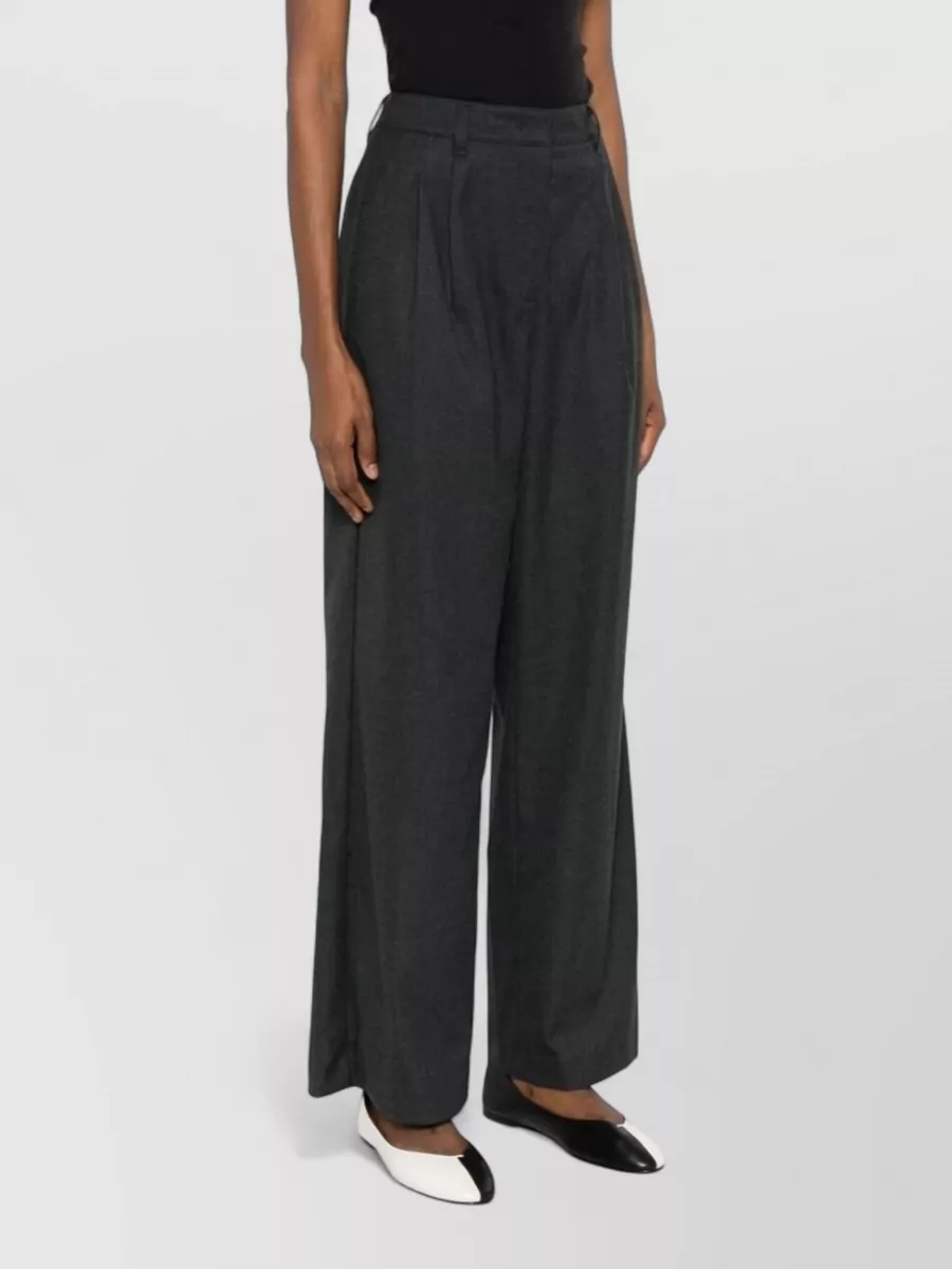 Dunst Pleated Wide-Leg Trousers