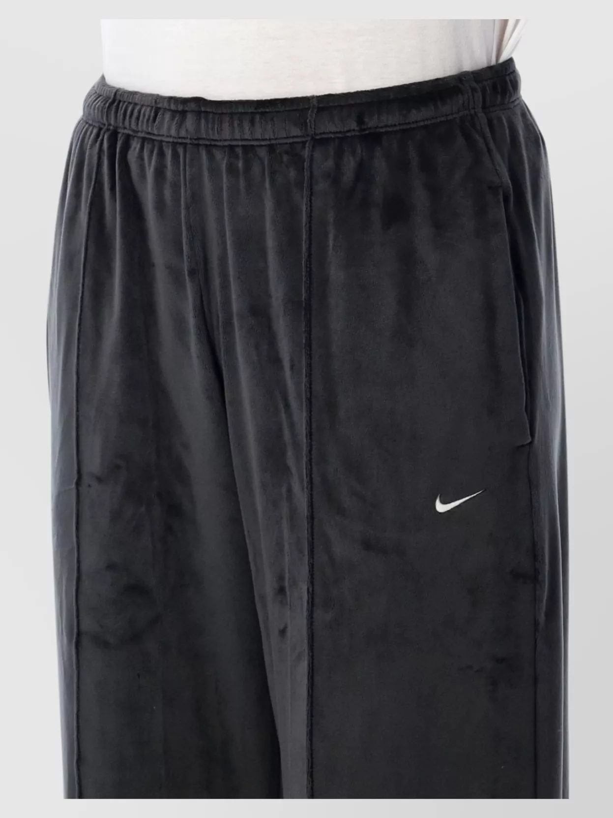Nike Velvet Jogging Trousers Side Pockets