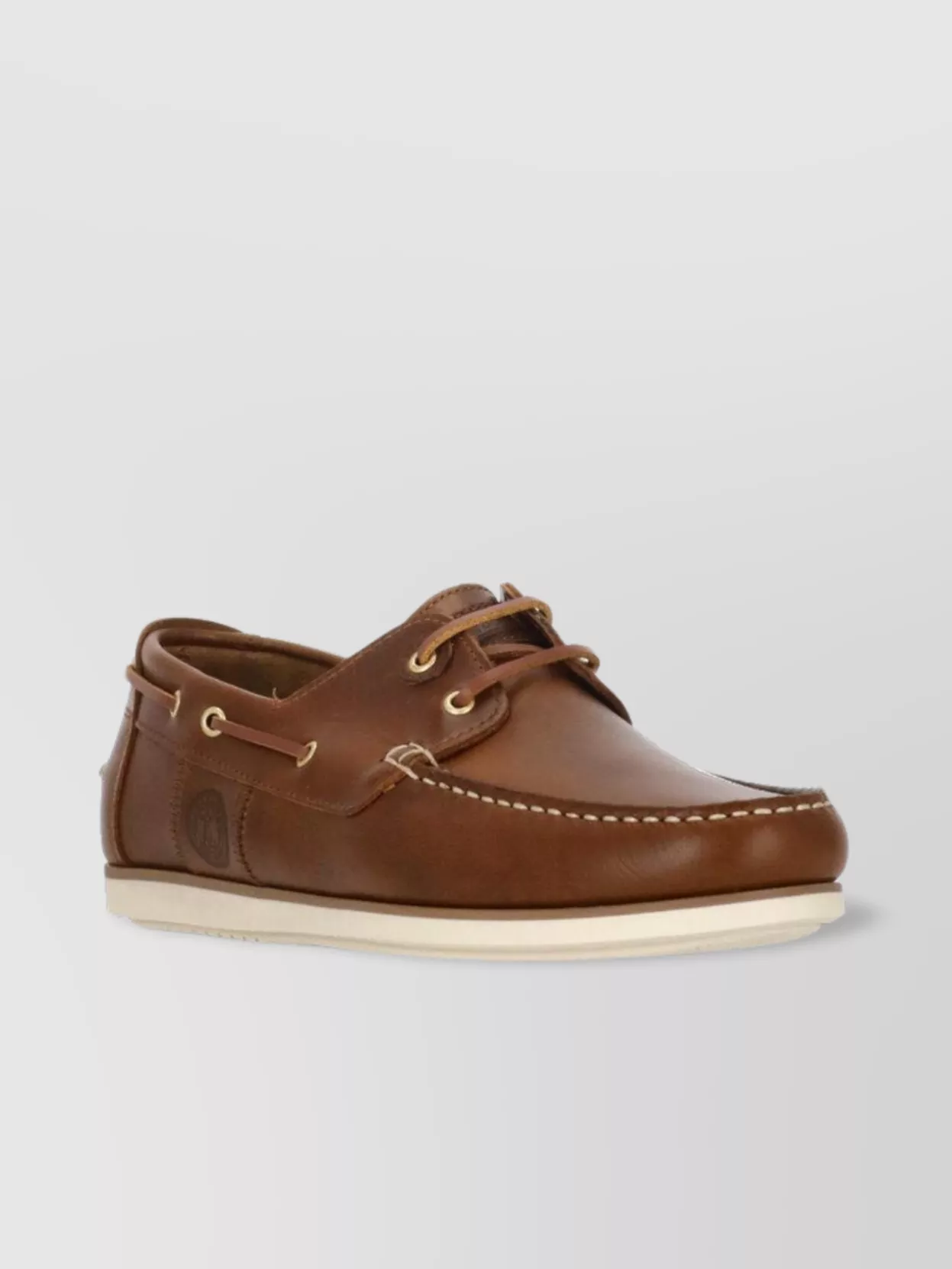 Barbour Leather Loafers Contrast Stitching