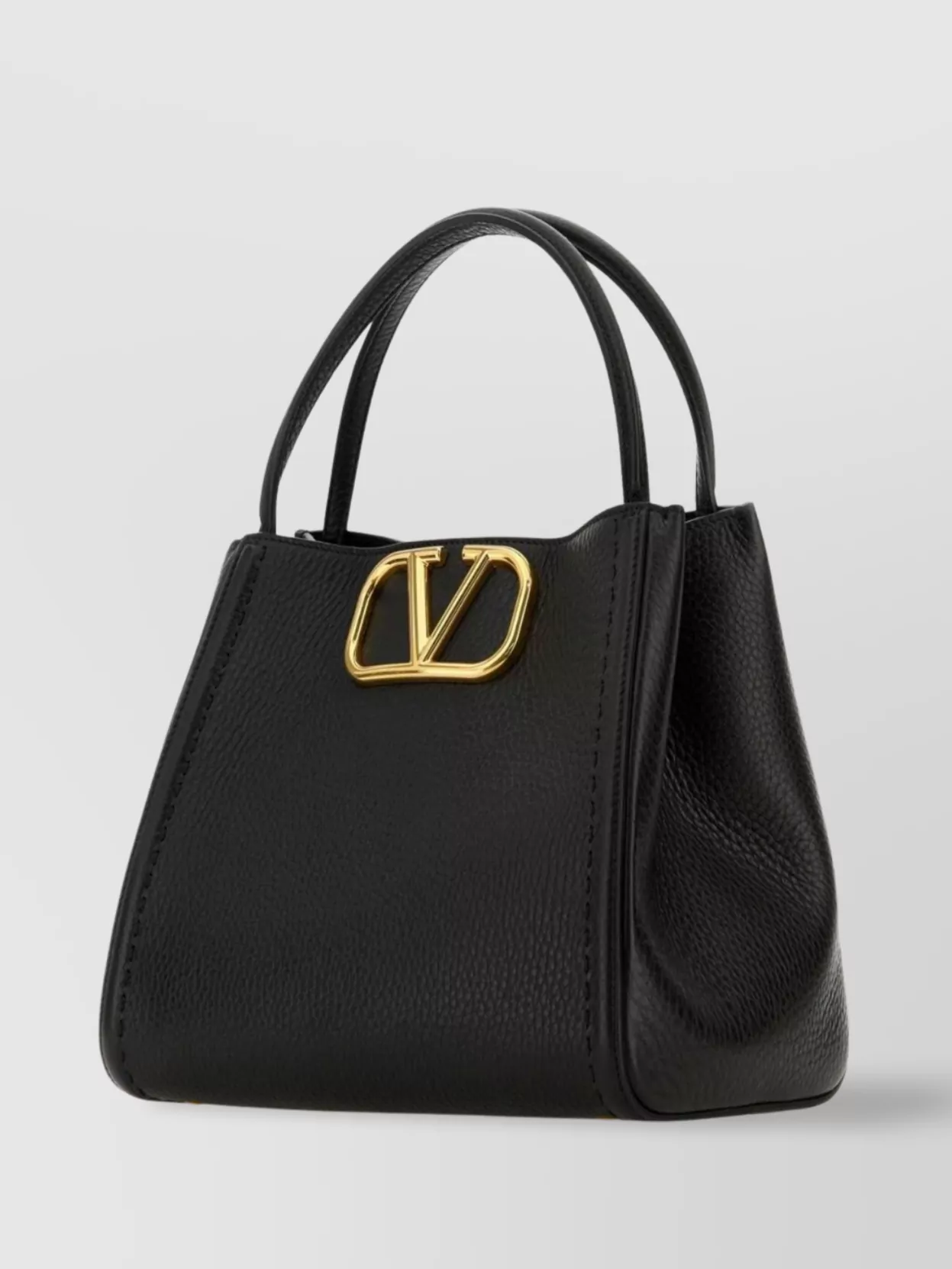 Valentino Garavani Medium Leather Handbag Gold-Tone Hardware