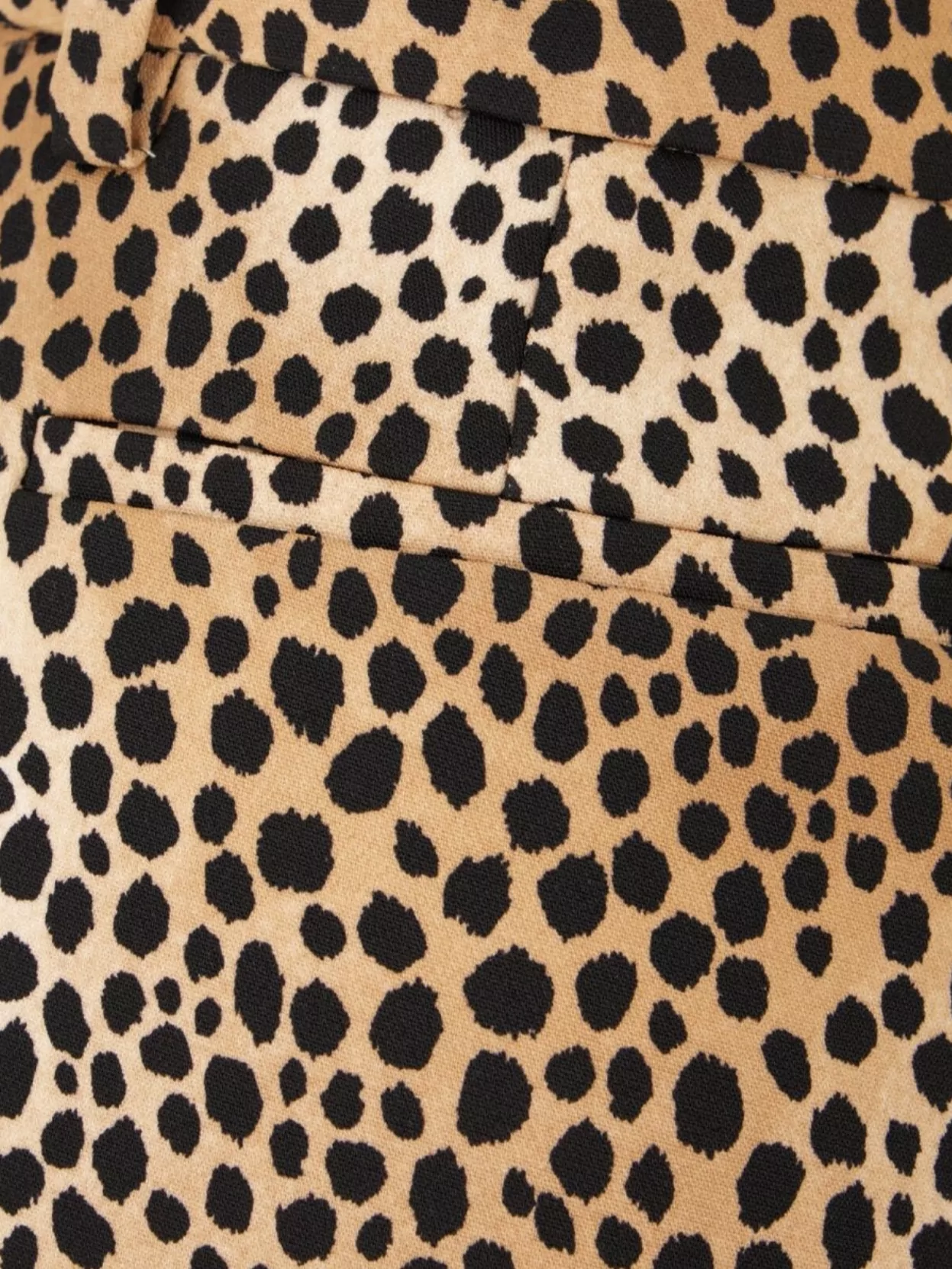 Michael Kors Leopard-print Skirt In Brown