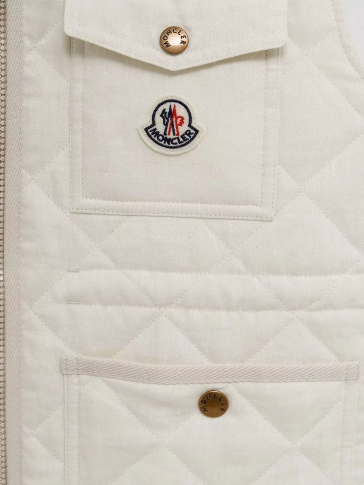Moncler Diamond Quilt Vigny Drawstring Vest