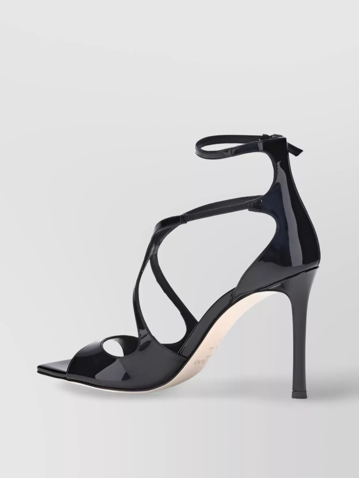 Jimmy Choo Black Azia 95 Sandal