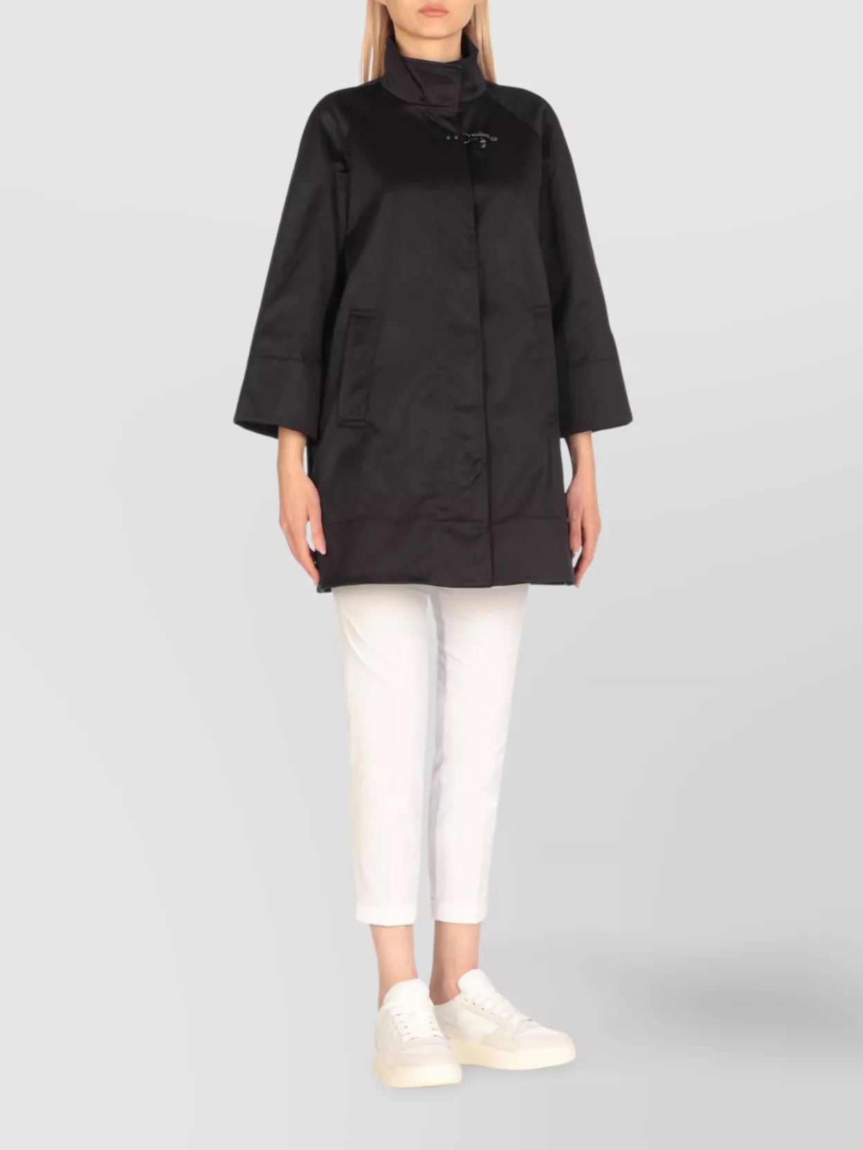 Fay Short High Collar Waterproof Jacket
