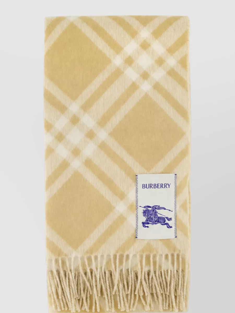 Burberry alpaca wool scarf