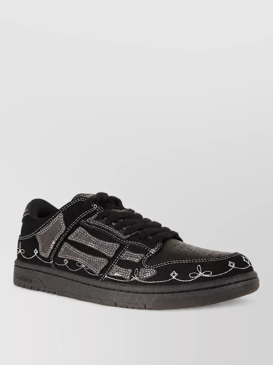 Amiri leather lace-up sneakers