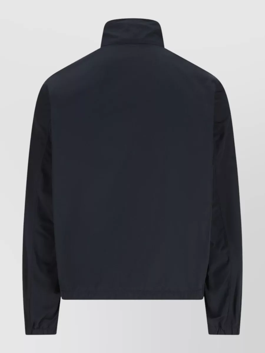 Stone Island High Neck Long Sleeve Jacket Side Pockets