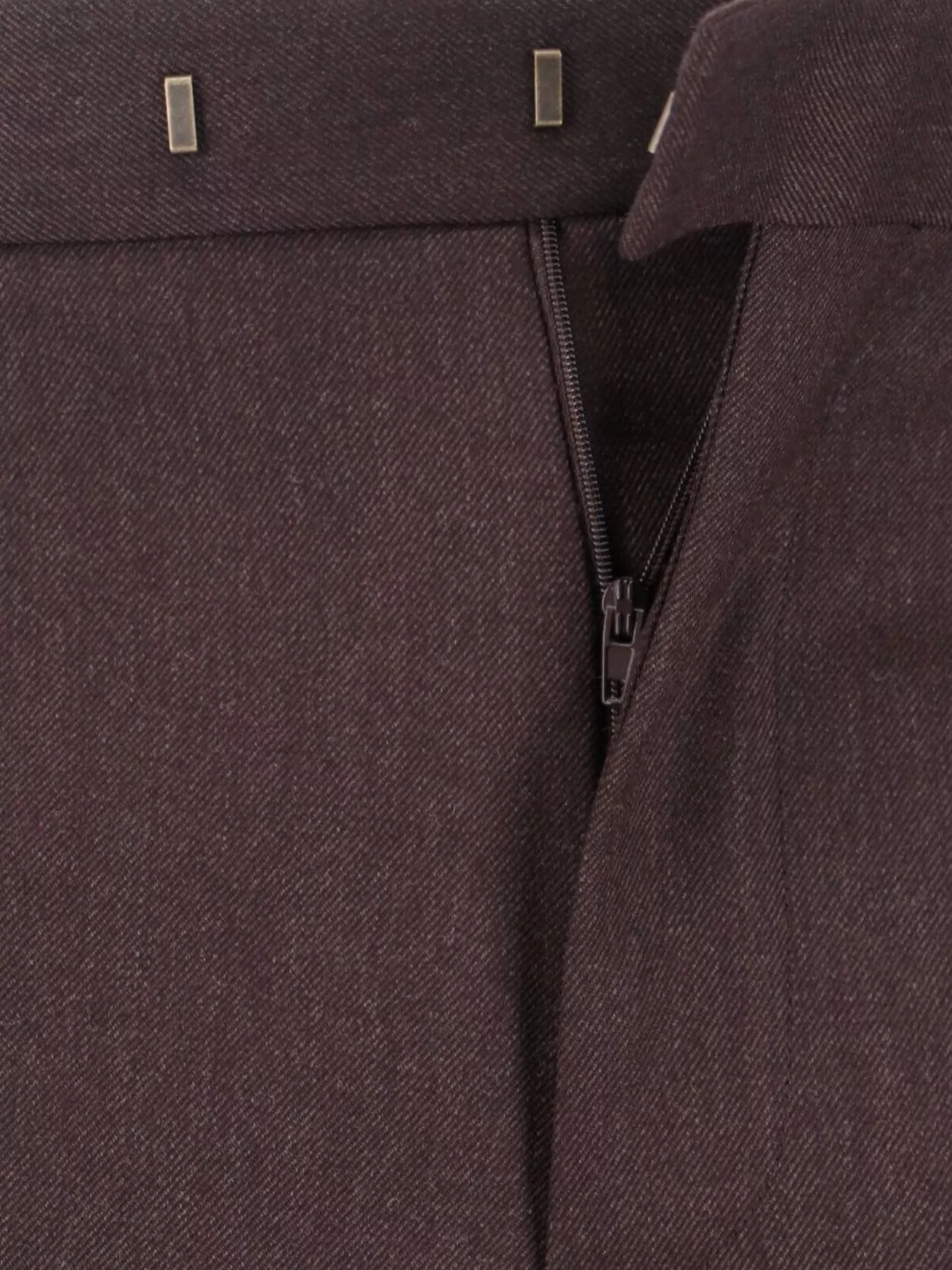 Burberry Straight Trousers With Cuffed Hem And Pockets