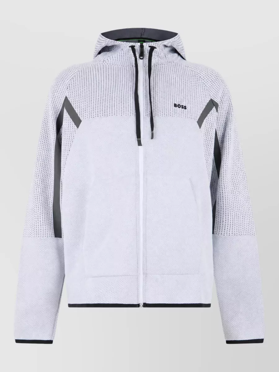 Boss hooded zip jacket