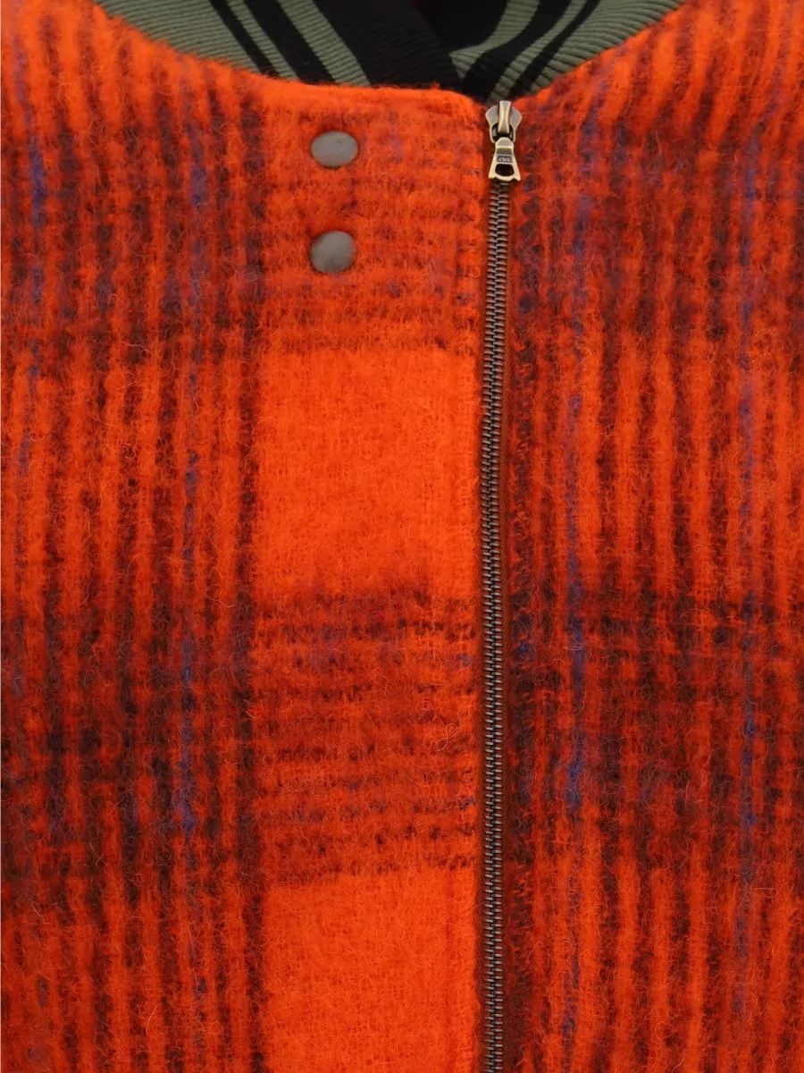 Dries Van Noten Mohair Oversized Bomber Jacket