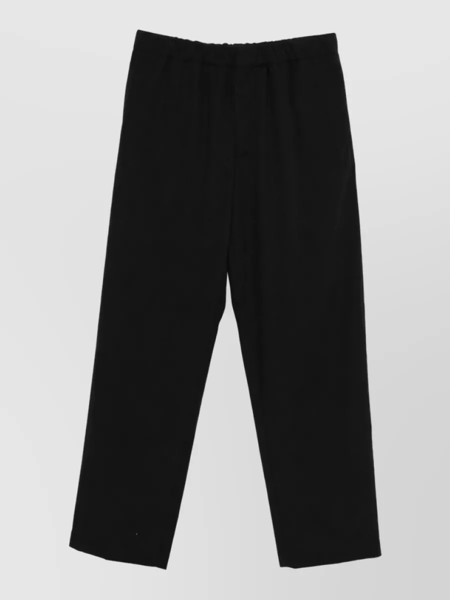 Lardini virgin wool straight-leg trousers
