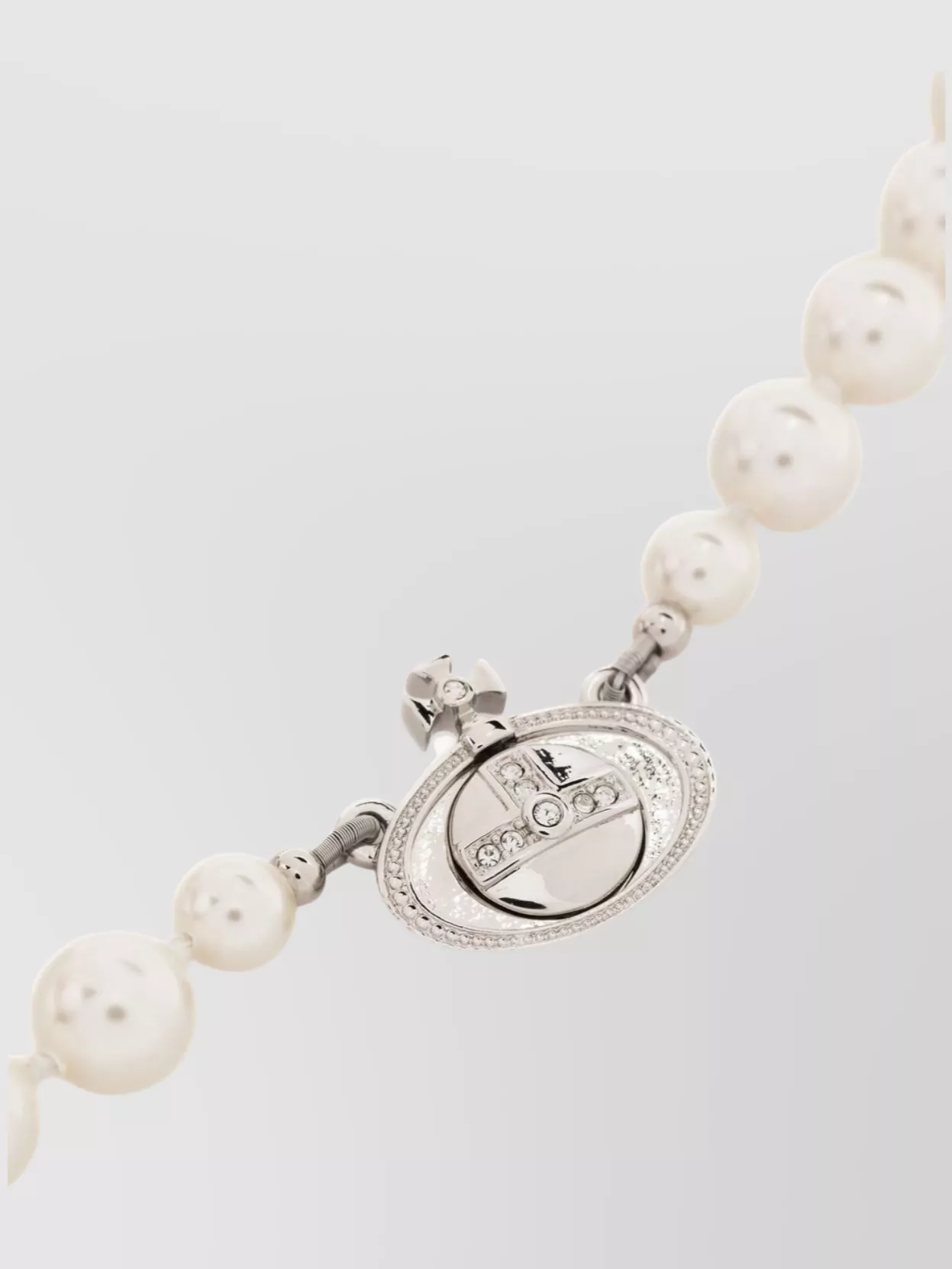 Vivienne Westwood Necklace Drop Crystal Pearl Pendant