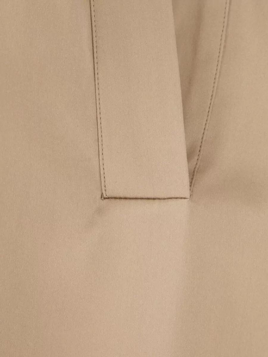 Tom Ford Silk Satin Long-Sleeve Polo Blouse