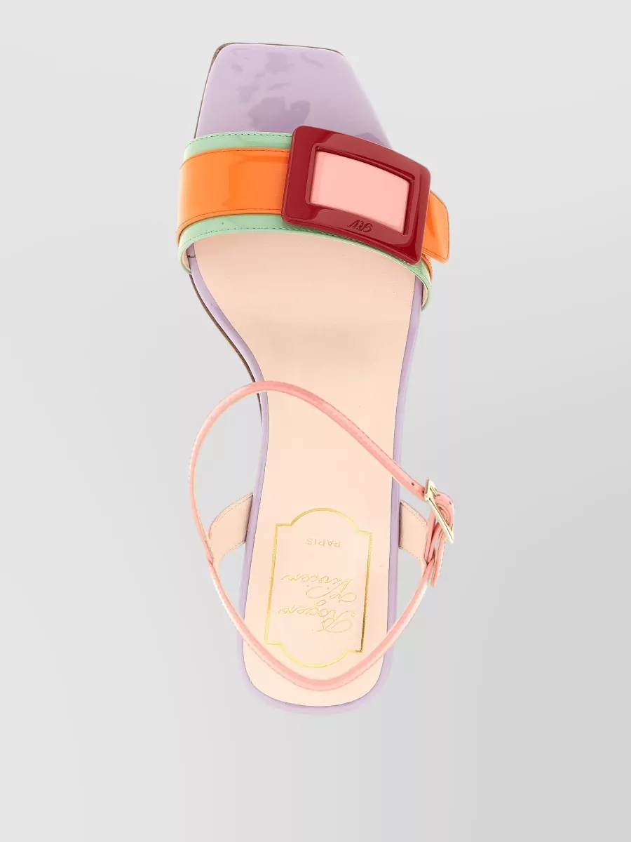 Roger Vivier Leather Belle Vivier Sandals