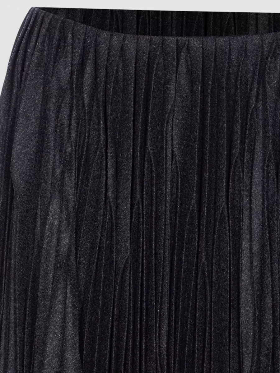 Alaïa Wool Pleated Maxi Skirt