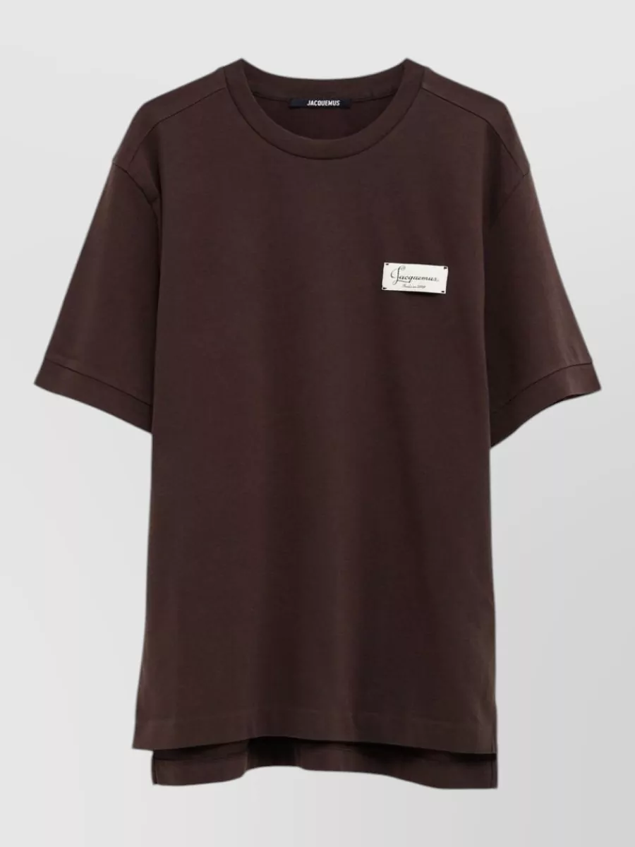 Jacquemus cotton short-sleeve crew-neck t-shirt