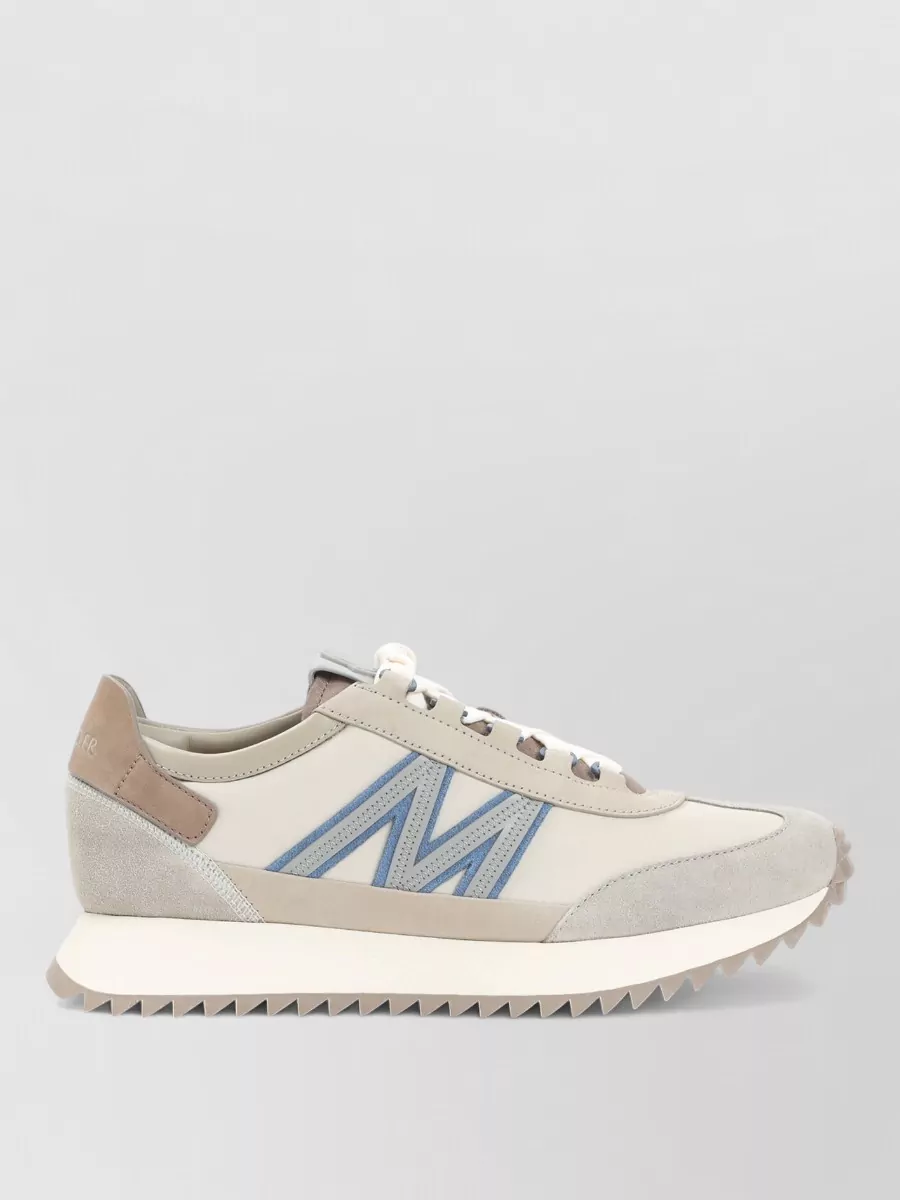 Moncler leather low-top sneakers