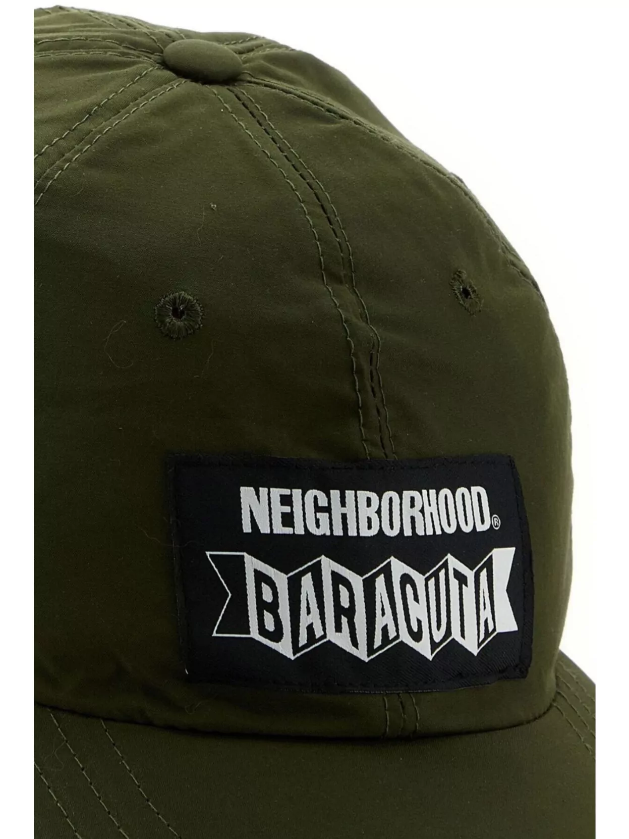 Baracuta Polyester Blend Baseball Cap With Curved Visor