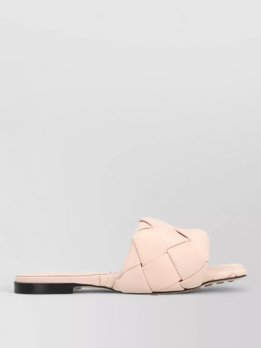 Bottega Veneta Leather Flat Sandals