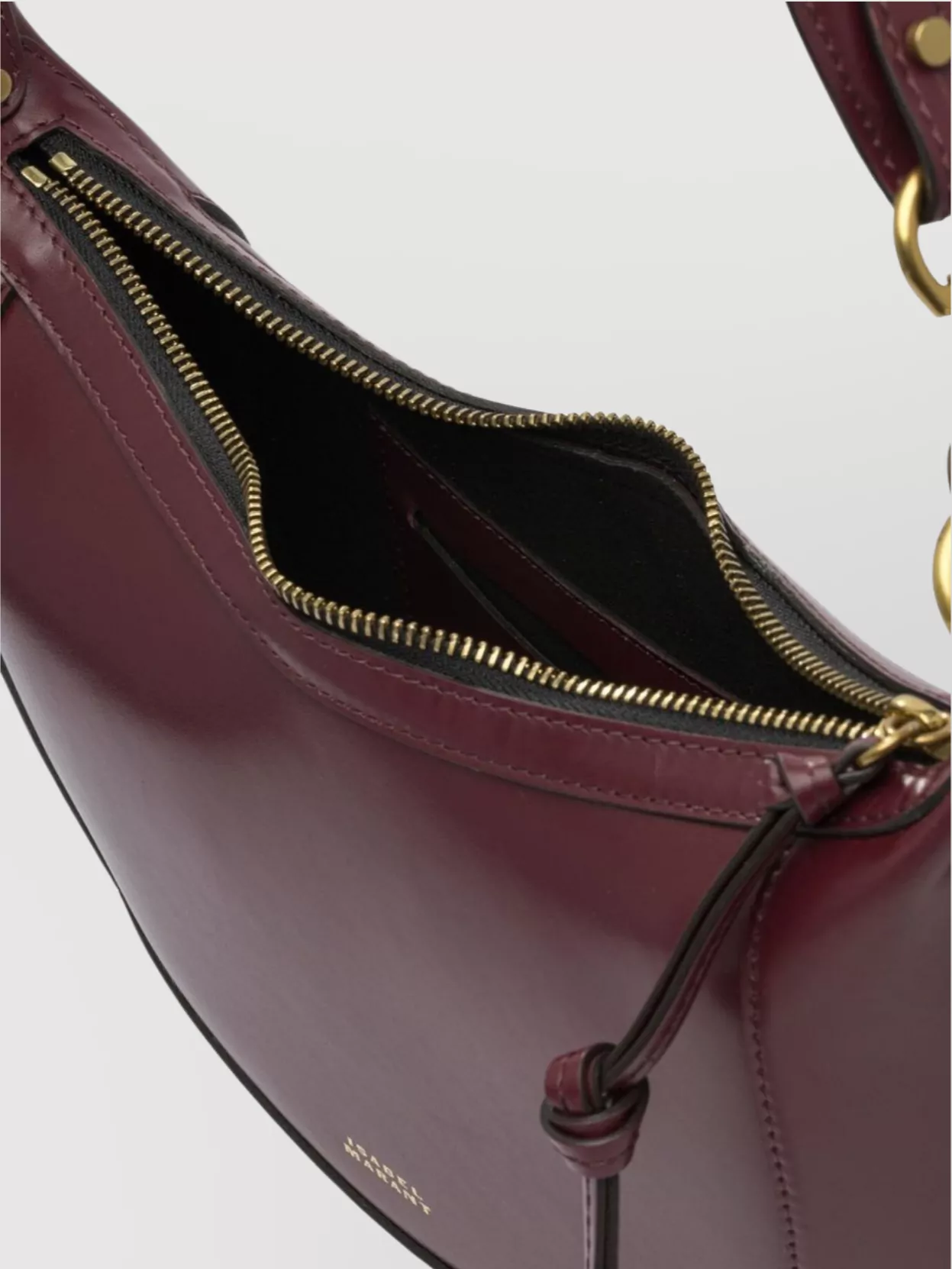 Isabel Marant Adjustable Strap" Shoulder Bag With "Gold-Tone Hardware" And "Studded Detailing