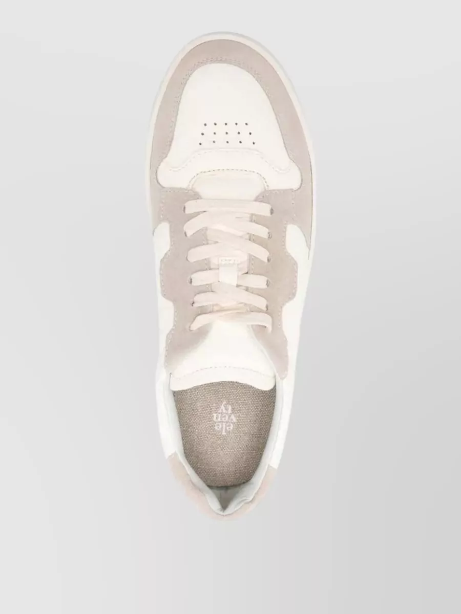 Eleventy Leather Low-Top Sneakers