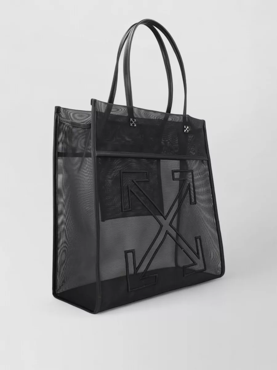 Off-White Arrow Polyester Tote Bag