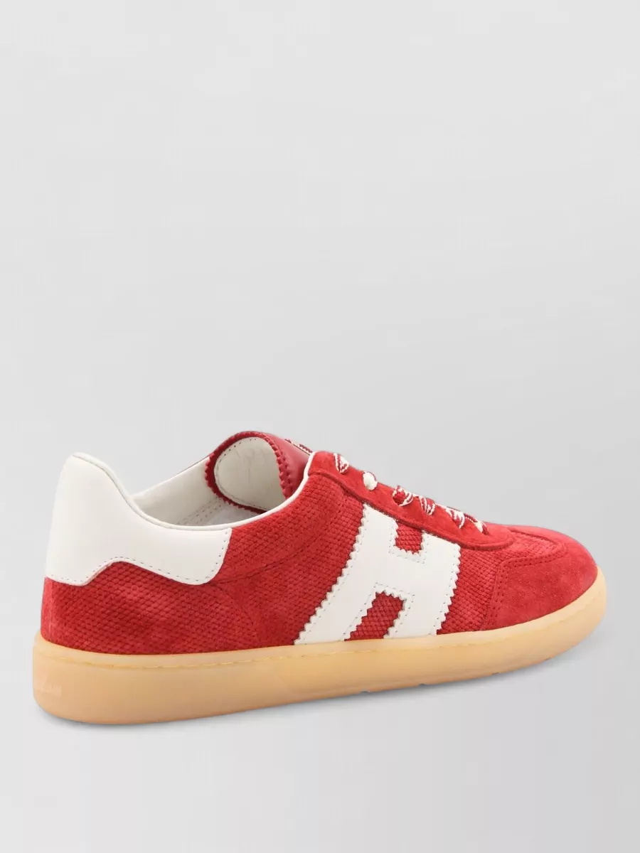 Hogan Low Top Sneakers Contrast Heel Tab