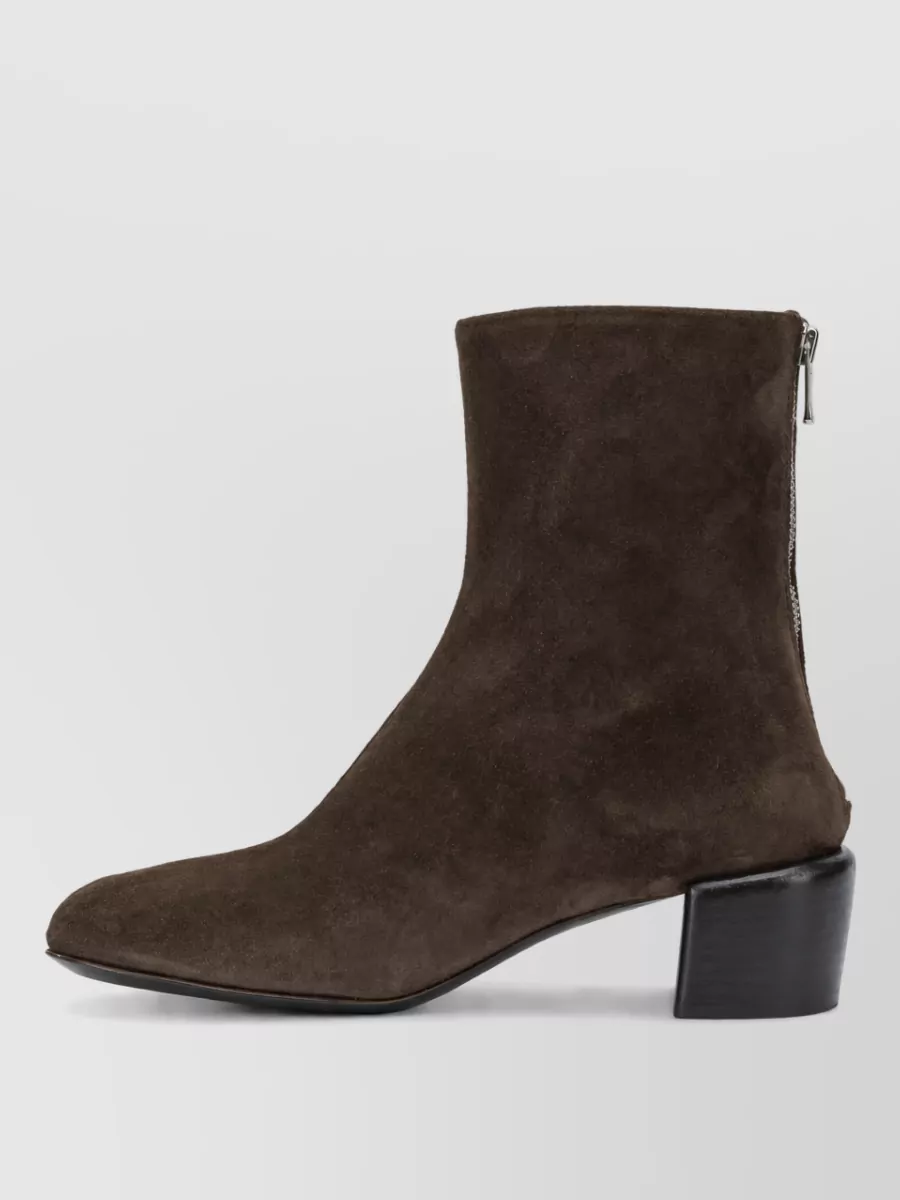 Officine Creative Leather Zippered Ankle Boots