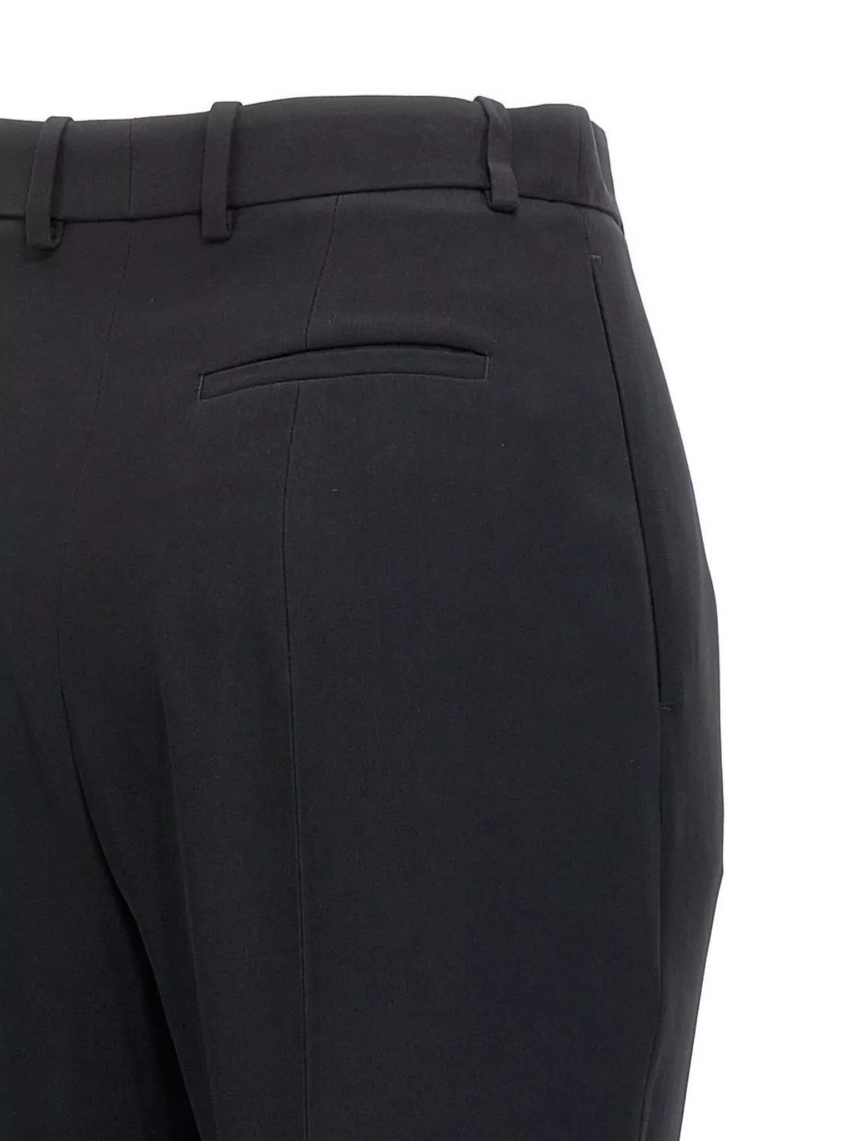 Mc Queen Tailored Slim Fit Trousers In Black