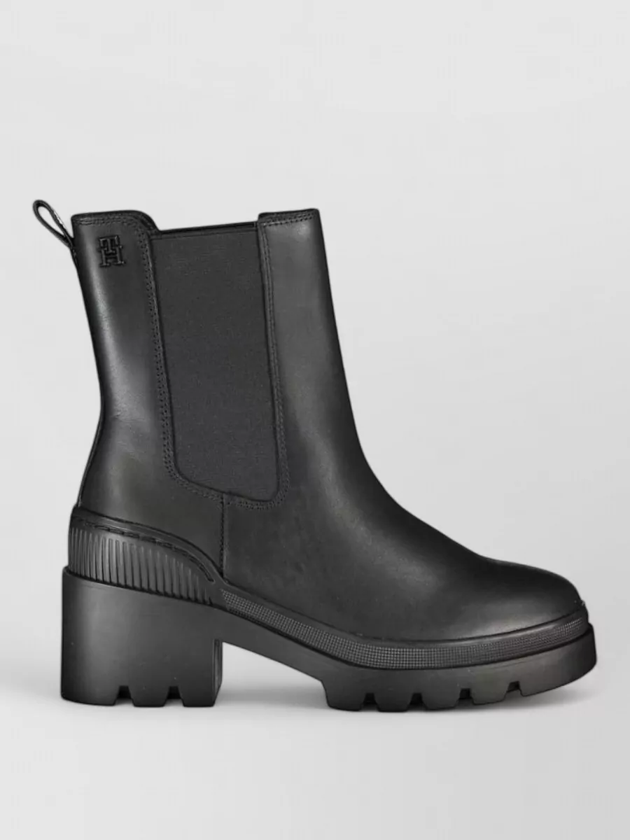 Tommy Hilfiger Leather Chelsea Ankle Boots