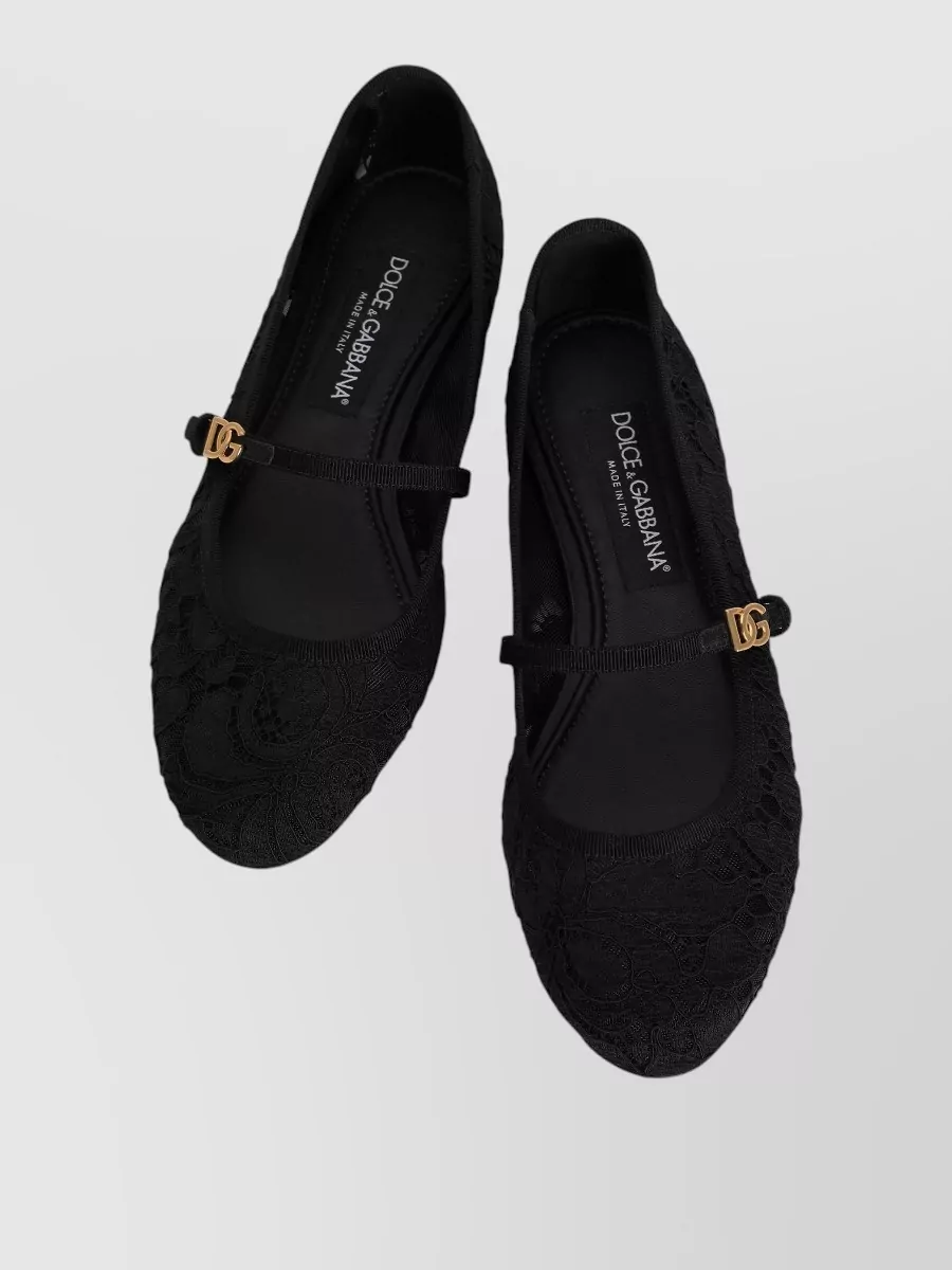 Dolce&Gabbana Lace Ballerina Shoes