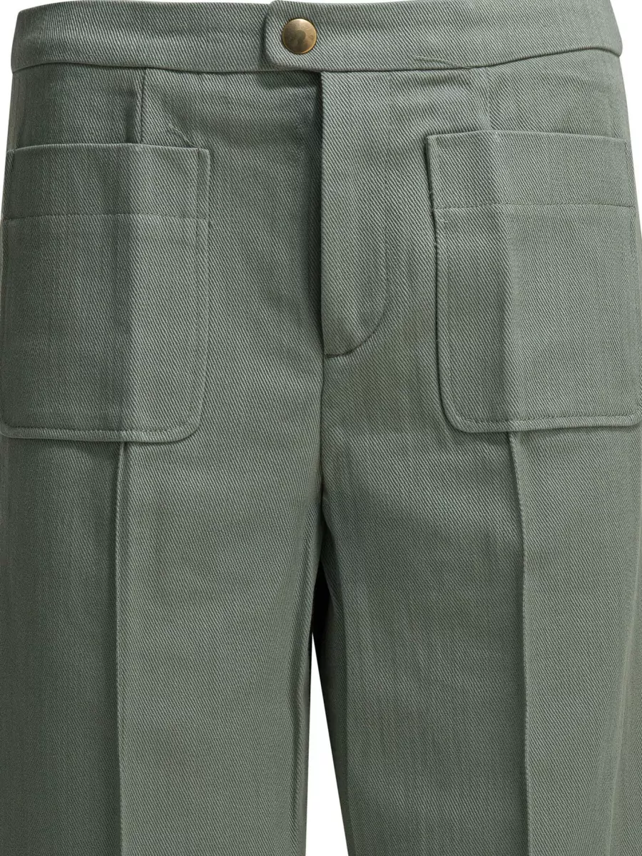 Soeur Harry Cotton Wide-Leg Trousers