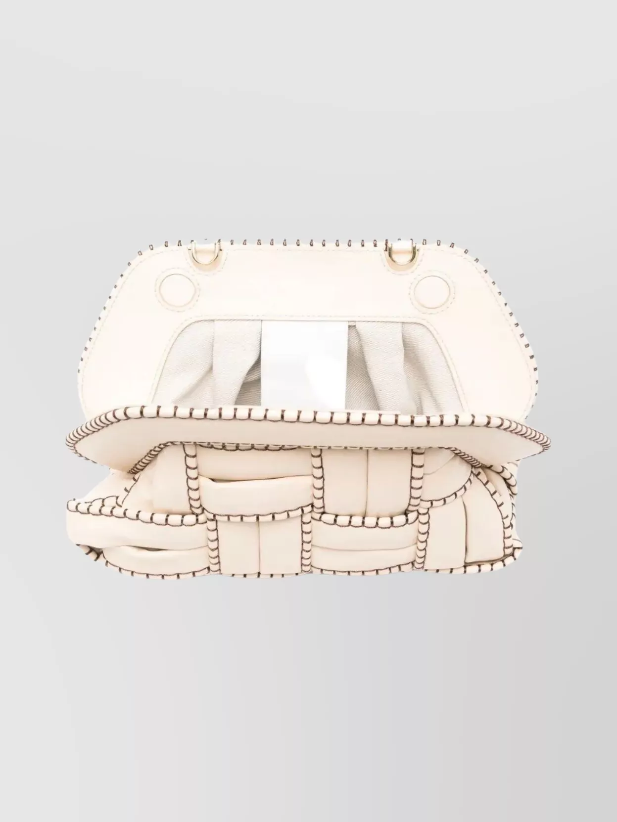 Themoiré Tia Woven Clutch Detachable Strap