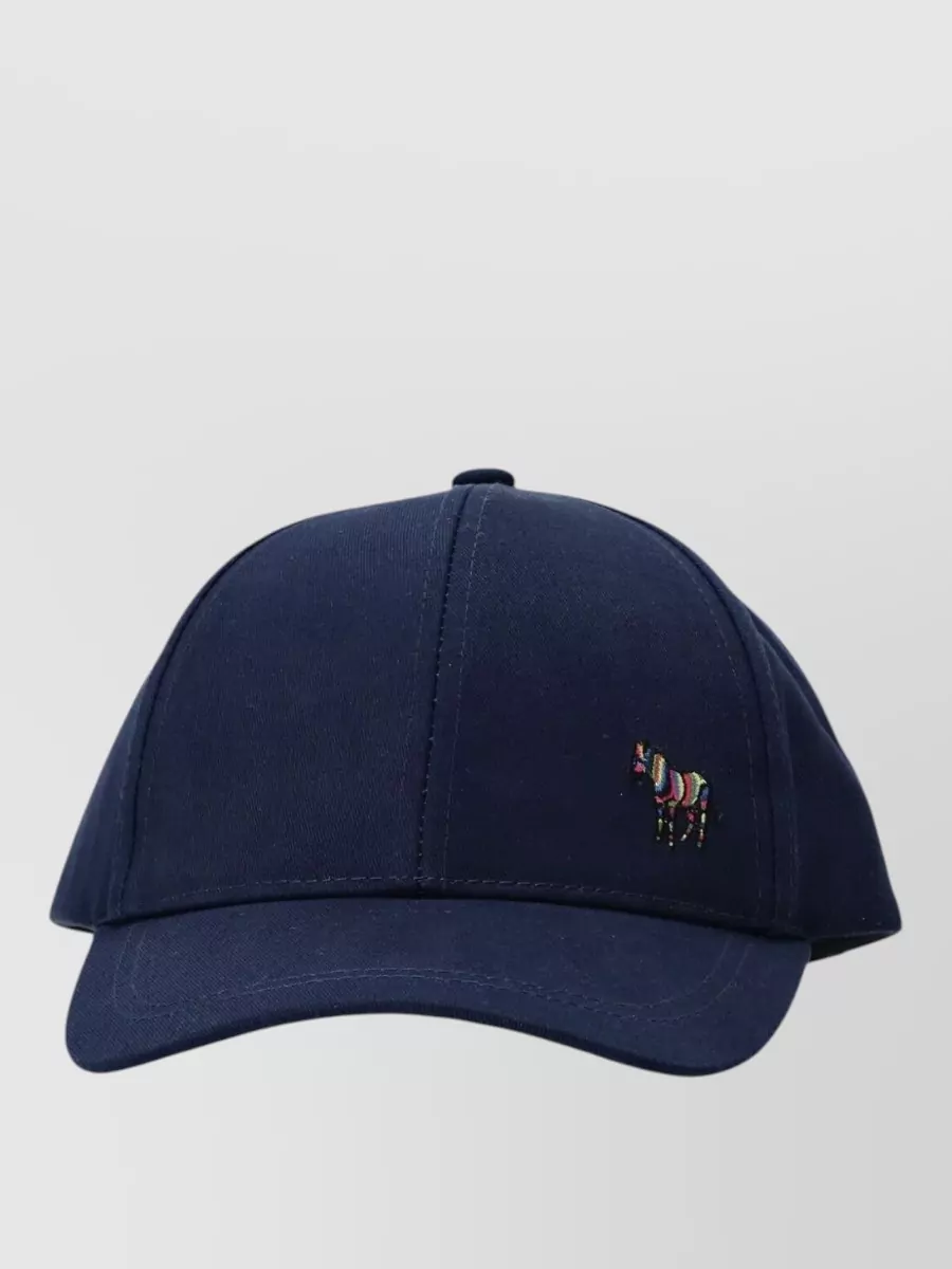 Paul Smith organic cotton zebra logo baseball cap