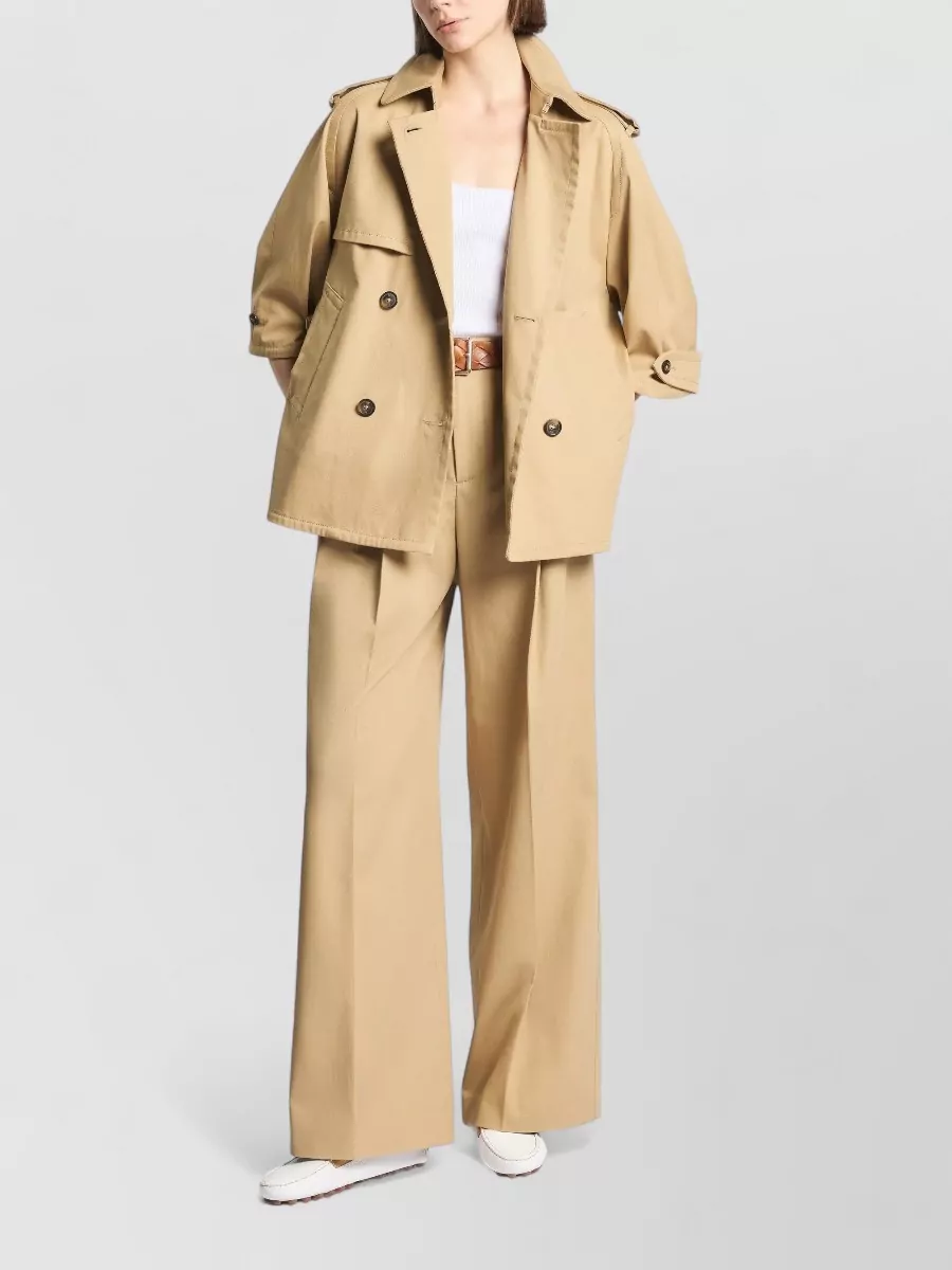 Fay Jacket Epaulettes Buttoned Cuffs Flap Pockets Vent